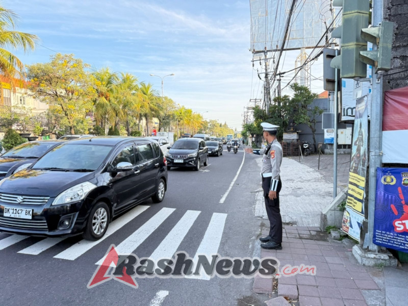Ops Patuh Agung 2025 Polresta Denpasar Tingkatkan Pengaturan Lalin di Titik Rawan Macet