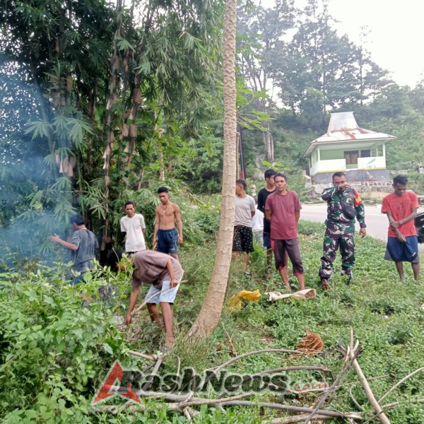 Wujudkan TNI Manunggal dengan Rakyat, Babinsa 1602-02/Wolowaru Gelar Komsos dan Pamwil