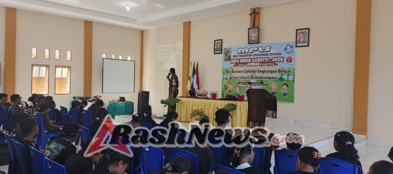 MPLS SMPK Maria Goretti: Babinsa Dorong Lingkungan Belajar Inklusif dan Disiplin