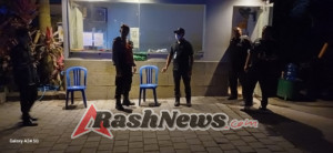 Polsek Kuta Utara Tingkatkan Patroli Malam Pantau Situasi Di Jalan Bumbak Kerobokan.