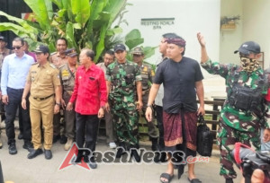 Eksekusi Pembongkaran Bangunan Usaha Liar di Kawasan Pantai Bingin, oleh Pemkab Badung