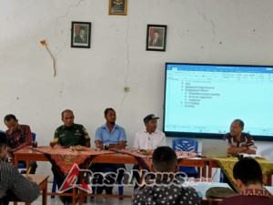 Babinsa Hadiri Rapat Kwaran, TNI Siap Sukseskan HUT Pramuka ke-64