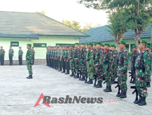 Dandim 1613/Sumba Barat Pimpin Upacara Tujuh Belasan, Tekankan Kesiapan dan Disiplin Prajurit