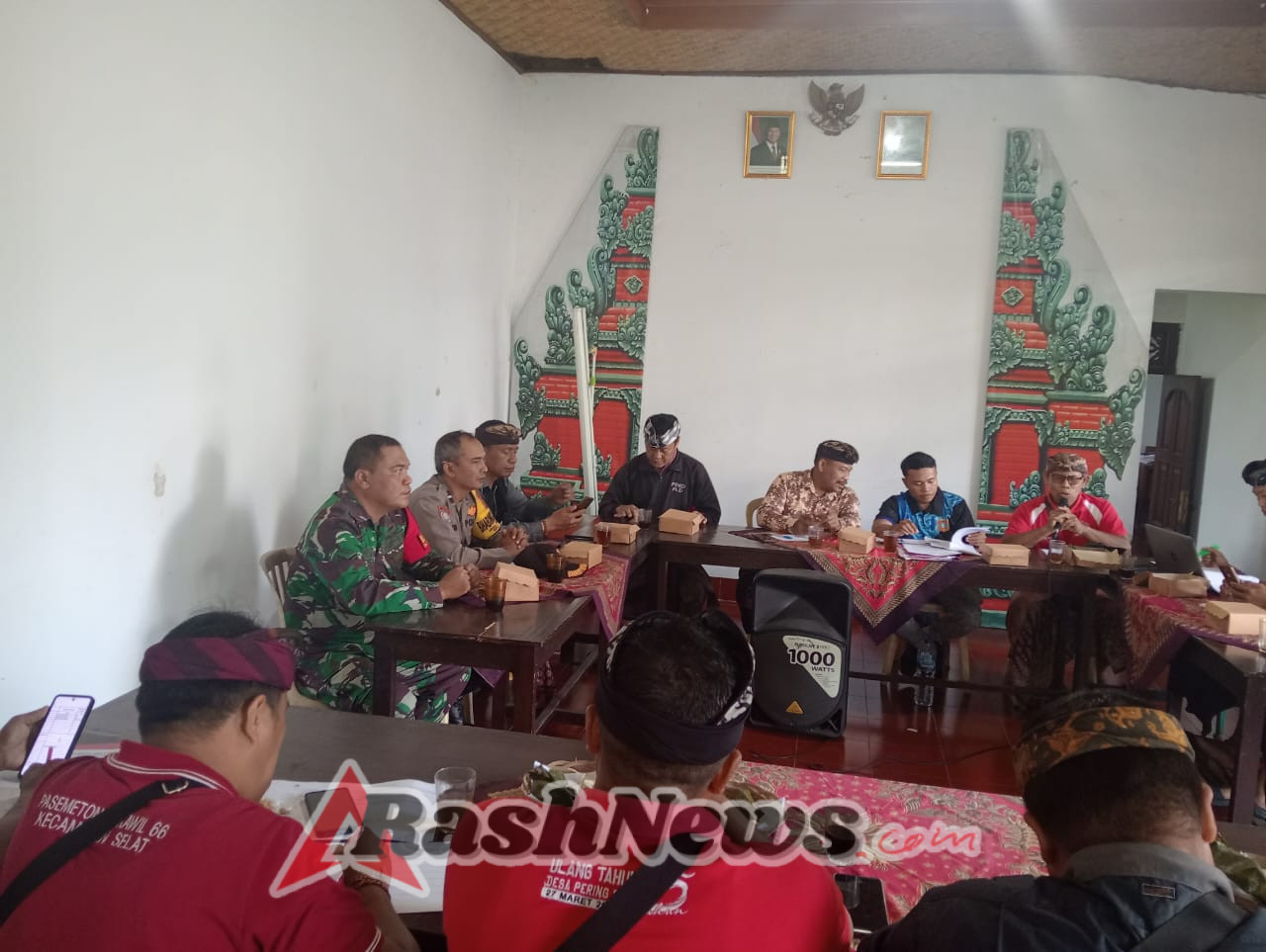 Babinsa Desa Peringsari Hadiri Rapat Musrenbangdes Tahun 2025
