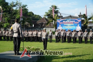 Fokus Tingkatkan Kamseltibcarlantas, Polres Klungkung Melaksanakan Apel Gelar Pasukan Operasi Patuh Agung 2025.