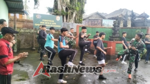 Danramil Pimpin Langsung Latihan Pencak Silat Militer di Padepokan PSM Bukit Jati