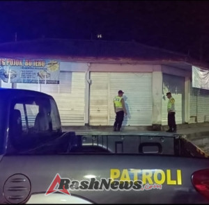 Antisipasi Gangguan Kamtibmas Polsek Penebel  Patroli Malam Hari