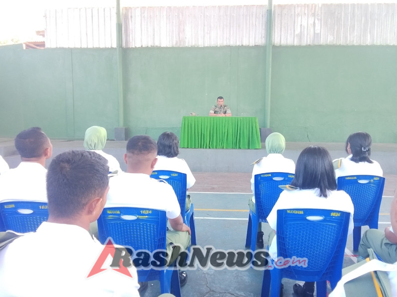 Dandim 1624/Flotim Berikan Pengarahan kepada Personel SPPI: Tugas Mulia Menanti di Tengah Masyarakat