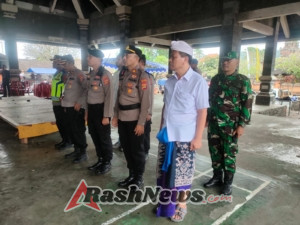 Amankan Upacara Usaba Manggung, Kodim 1623/Karangasem Hadiri Apel Gelar Pasukan