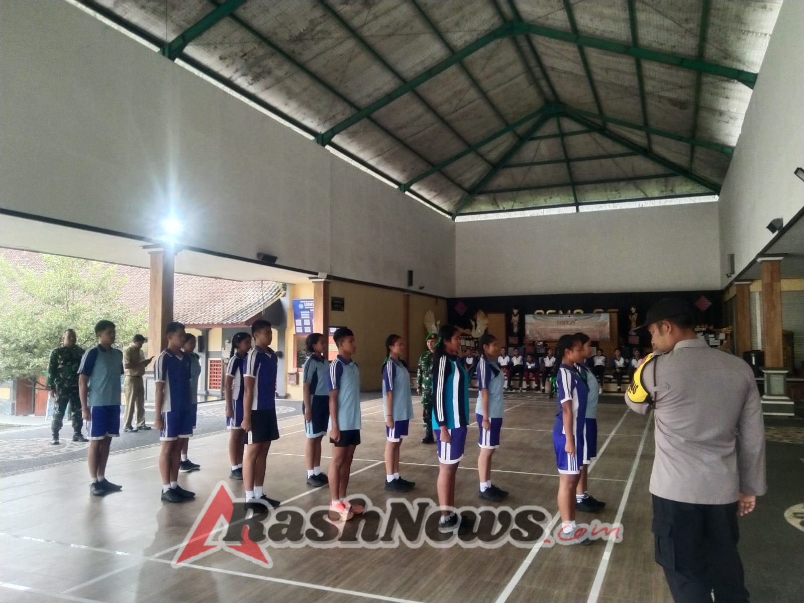 Seleksi calon Paskibra tingkat Kecamatan Selat dimulai, Koramil 1623-06/Selat siap pilih calon terbaik.