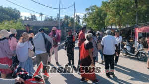 Keamanan dan Kenyamanan Wisatawan Terjamin, Aparat Gabungan Siaga di Pelabuhan Nusa Penida