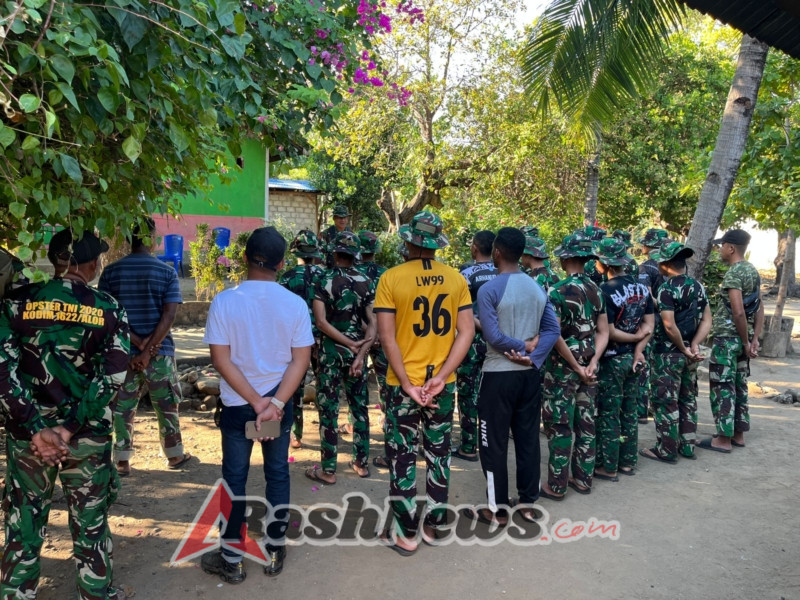 Pasi Ter Dim 1622/Alor Pimpin Apel Pembukaan TMMD ke-125 di Desa Kiraman