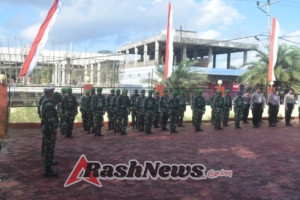 Dandim 1621/TTS Diwakili Danramil 05/Panite Hadiri Apel Gelar Pasukan Operasi Patuh Turangga 2025