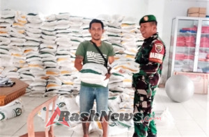 Pendampingan Pendistribusian Beras Bulog oleh Babinsa, Upaya Mendukung Swasembada Pangan