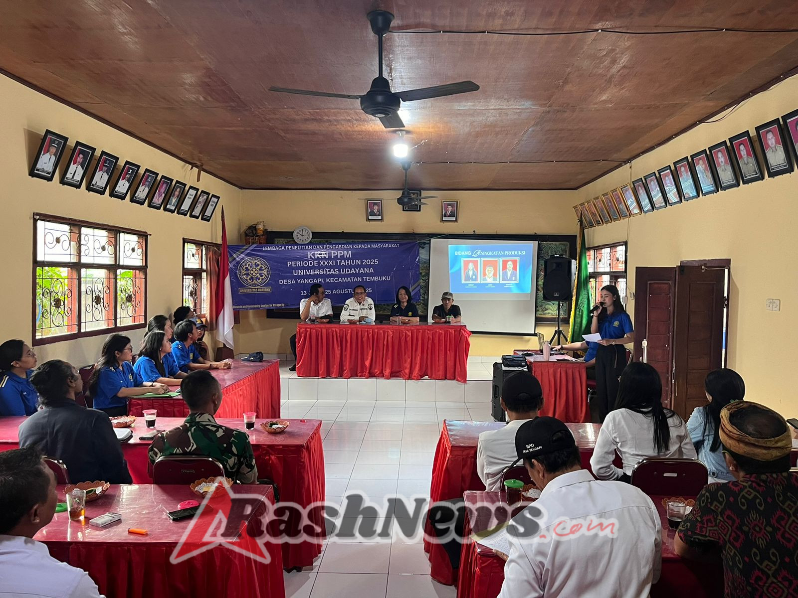 Babinsa Yangapi Hadiri Acara Penerimaan KKN Periode XXXI Tahun 2025