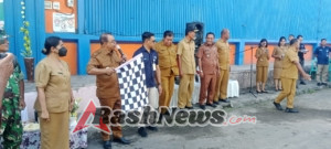 TNI AD Turut Sukseskan Launching Program Bantuan Pangan Tahun 2025 di Gudang Bulog Ende