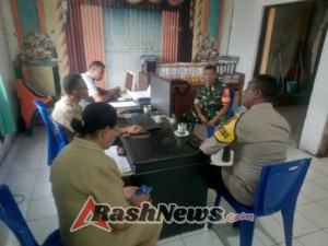 Babinsa Ende Tegakkan Keamanan dan Keterlibatan Masyarakat Lewat Puldata Teritorial