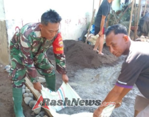 Karya Bakti Babinsa di Desa Tumberabu 1 Dapat Apresiasi dari Warga dan Aparat Setempat