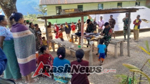 Satgas Pos Kewar Ubah Pola Pikir Masyarakat Perbatasan, Ajak Berkebun di Lahan Kosong