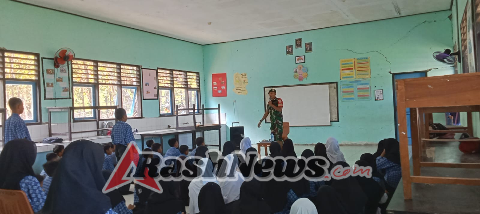 Generasi Muda Alas Barat Dibekali Wawasan Kebangsaan oleh Babinsa Mapin