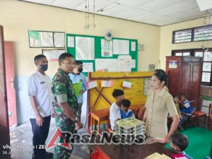 Babinsa Kodim 1602/Ende Aktif Monitoring Wilayah Binaan dan Program Sosial MBC