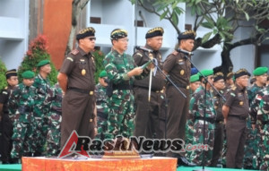Apel Gabungan Tiga Matra TNI dalam Pengamanan Kejaksaan Tinggi dan Kejaksaan Negeri