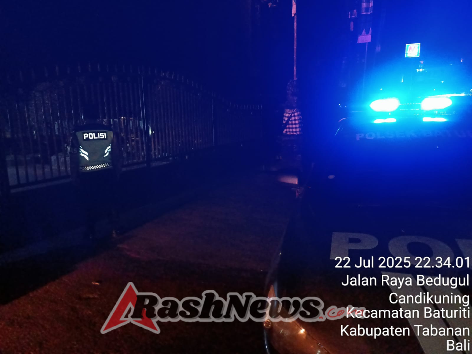 Polsek Baturiti Intensifkan Patroli Blue Light dan patroli subuh