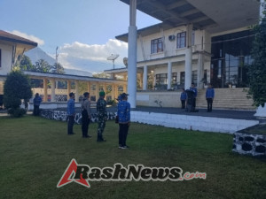 Kodim 1602/Ende Gelar Upacara Tujuh Belasan Bersama Pemerintah Daerah