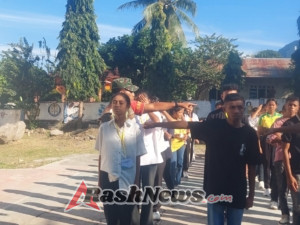 Bangun Karakter Generasi Muda, Babinsa Ende Jadi Pemateri MPLS di SMK Santo Moru