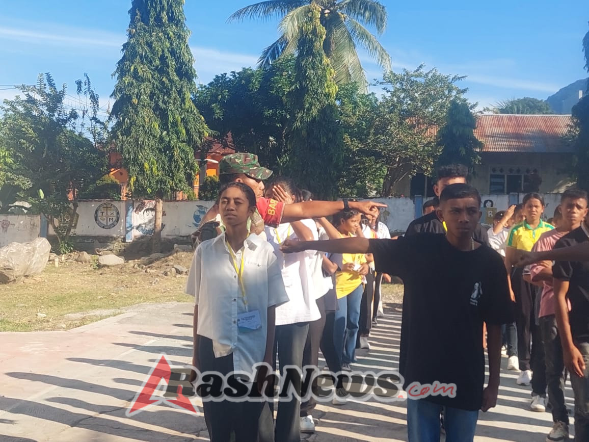 Bangun Karakter Generasi Muda, Babinsa Ende Jadi Pemateri MPLS di SMK Santo Moru