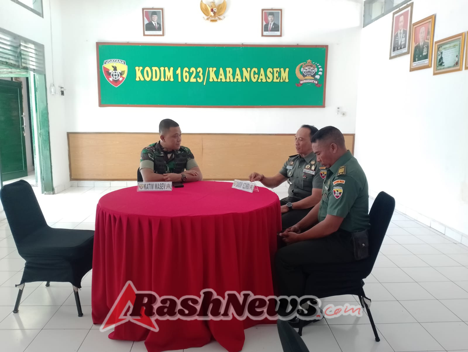 Kodim 1623/Karangasem terima Kunjungan Tim Wasev Sterad