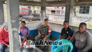 Babinsa Koramil Ndona Aktif Pantau Situasi Keamanan dan Berikan Himbauan Warga
