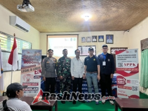 Babinsa Desa Talibeng Terima Mahasiswa KKN Universitas Udayana Bersama Perbekel dan Staf Desa