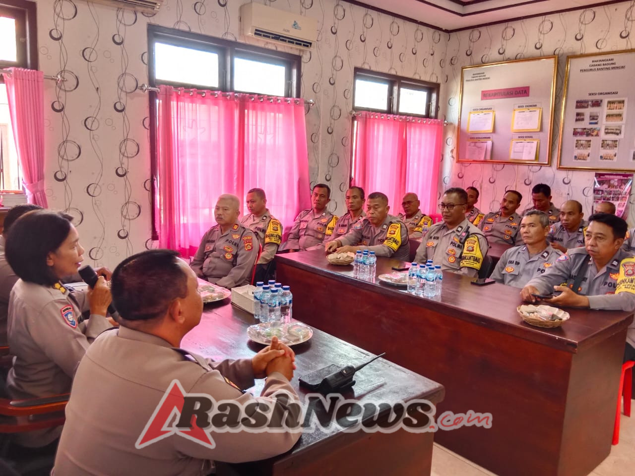 Kapolsek Mengwi Terima Tim Asistensi Dit Binmas Polda Bali