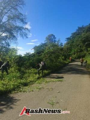 Babinsa Kodim 1602/Ende Gelar Karya Bhakti dan Komsos di Desa Kanganara