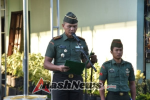 Kodim Buleleng Gelar Upacara Gabungan: KSAD Tekankan Jauhi Judol dan Pinjol