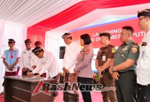 Kasdim 1611/Badung, Hadiri Peresmian Koperasi Merah Putih Yang Diresmikan Secara Serentak