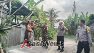 Babinsa dan Bhabinkamtibmas Berhasil Amankan ODGJ, Diserahkan ke Keluarga