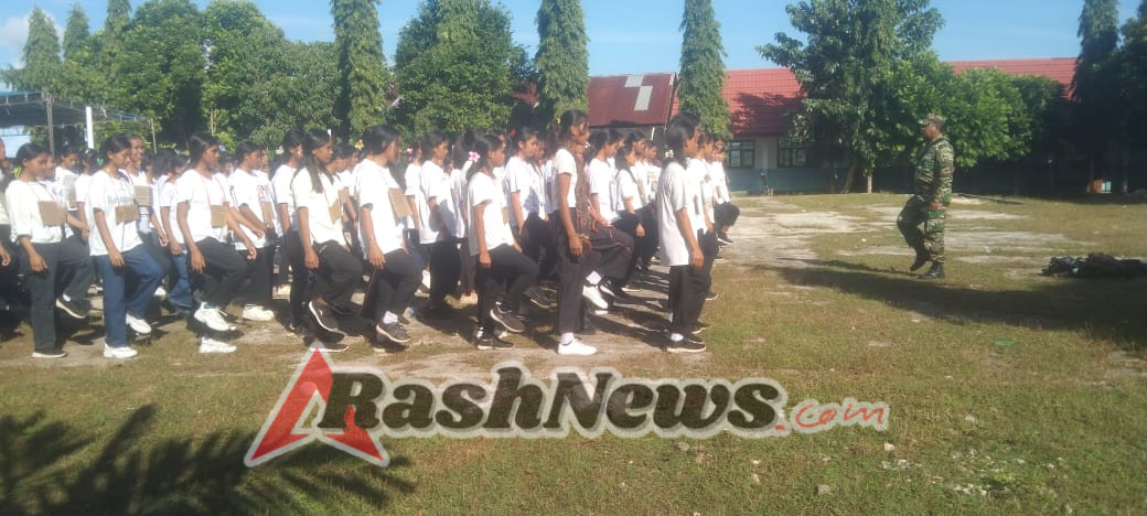 Tingkatkan Disiplin, Danramil dan Babinsa Kodi Turun ke Sekolah Beri Materi Wasbang