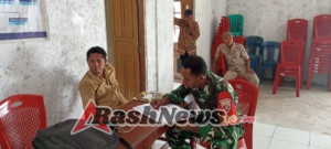 Babinsa Kodim 1602/Ende Dapat Respons Positif dari Warga Saat Puldata dan Pamwil di Natanangge