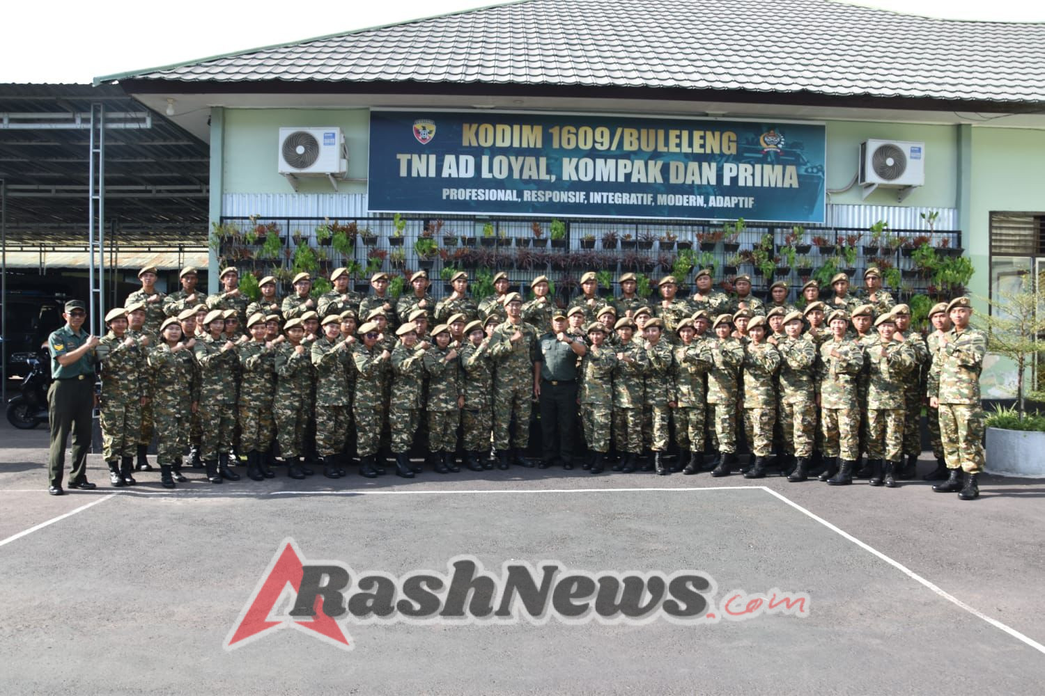 Kodim 1609/Buleleng Sambut SPPI Batch 3 dan Kenalkan Posko Pendampingan