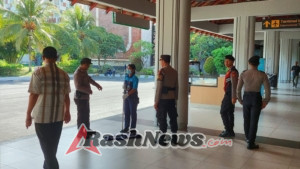 Cegah Gangguan Kamtibmas, Polres Bandara Sisir Terminal Domestik Melalui Patroli KRYD
