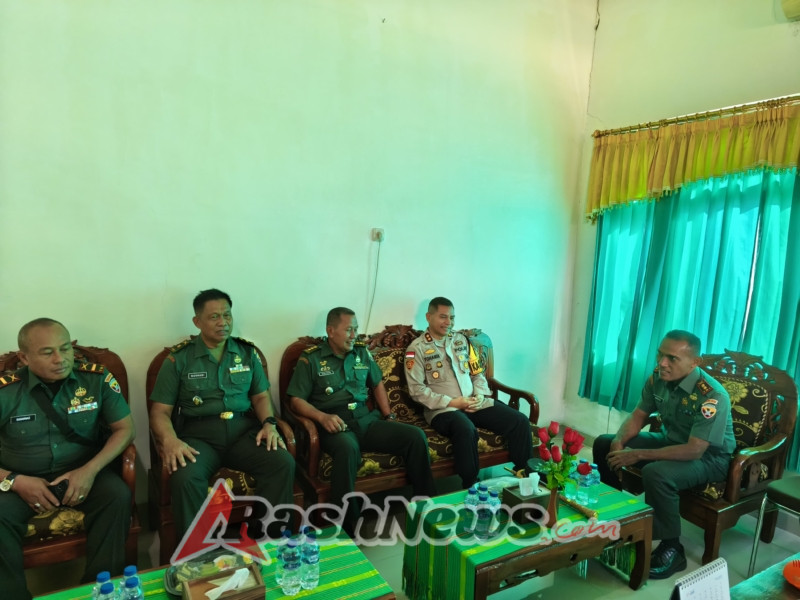 Dandim 1613/Sumba Barat Sambut Kapolres dalam Kunjungan Silaturahmi ke Makodim