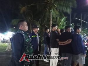 Pengamanan Ketat Turnamen Bola Voli PORSA CUP III 2025 di Banjar Sapat, Tegallalang