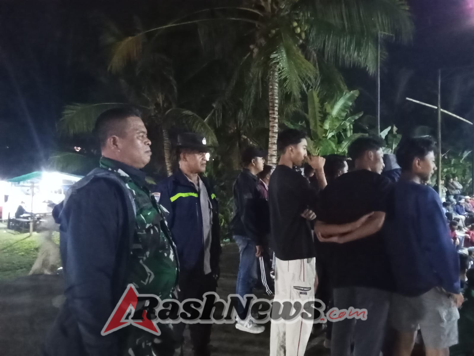 Pengamanan Ketat Turnamen Bola Voli PORSA CUP III 2025 di Banjar Sapat, Tegallalang