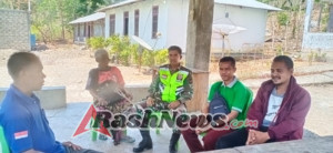 Lewat Komsos, Babinsa Koramil 1618-01/Miotim Tekankan Pentingnya Monitoring Wilayah