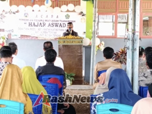 Danramil 03/Katikutana Hadiri Peresmian Gedung MTs Hajar Aswad Waibakul