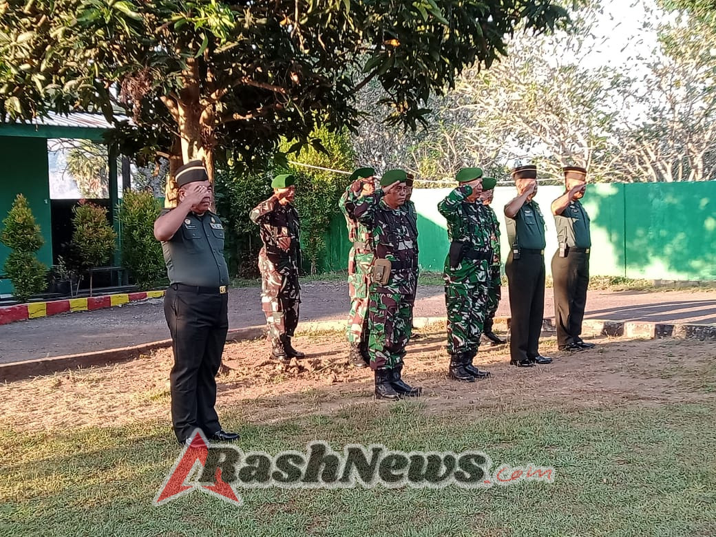 Dandim 1614/Dompu Bacakan Amanat KSAD pada Upacara 17 Juli
