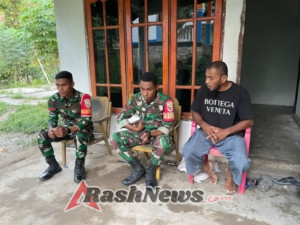 Tingkatkan Keamanan dan Kedekatan, Babinsa Ende Laksanakan Pamwil dan Komsos di Nangapanda