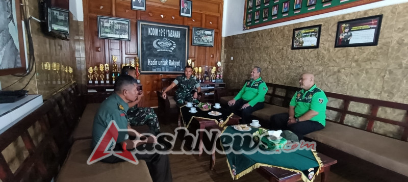 Dandim Tabanan Terima Kunjungan FKPPU, Bahas Rencana Ziarah HUT RI di TMP Pancaka Tirta